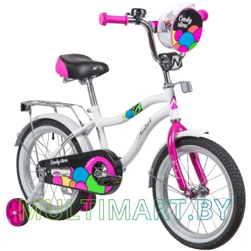 Детский велосипед Novatrack 165CANDY.WT23 (белый, 2023) картинка 2